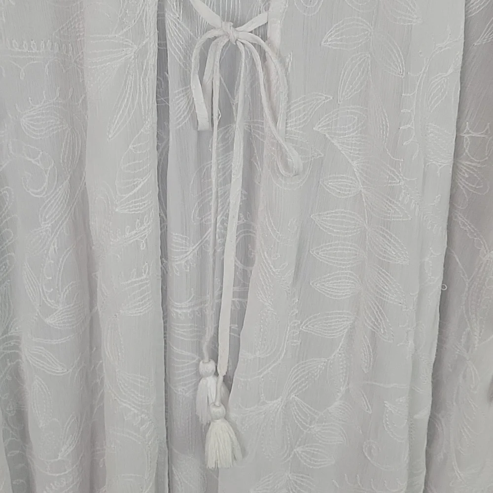 Lilly Pulitzer Scheena Midi swimsuit cover up resort white L/XL